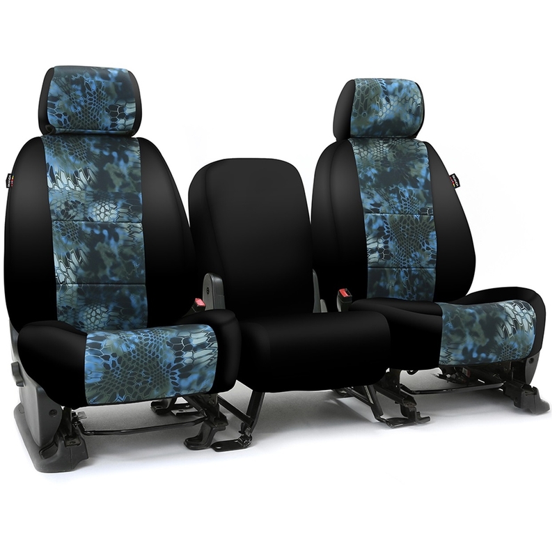 SKANDA CUSTOM SEAT COVERS (1 ROW) NEOSUPREME KRYPTEK NEPTUNE WITH BLACK SIDES
