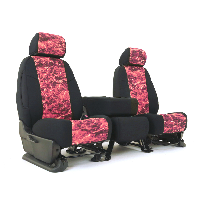 SKANDA CUSTOM SEAT COVERS (1 ROW) NEOSUPREME MOSSY OAK ELEMENTS ANEMONE WITH BLACK SIDES