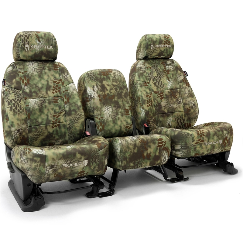 SKANDA CUSTOM SEAT COVERS (1 ROW) NEOSUPREME KRYPTEK MANDRAKE SOLID