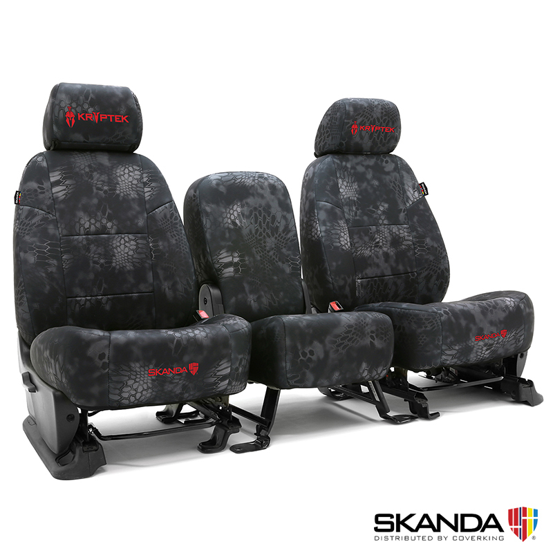 SKANDA CUSTOM SEAT COVERS (1 ROW) NEOSUPREME KRYPTEK TYPHON SOLID