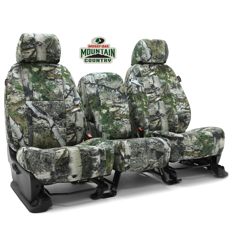 SKANDA CUSTOM SEAT COVERS (1 ROW) NEOSUPREME MOSSY OAK MOUNTAIN COUNTRY SOLID