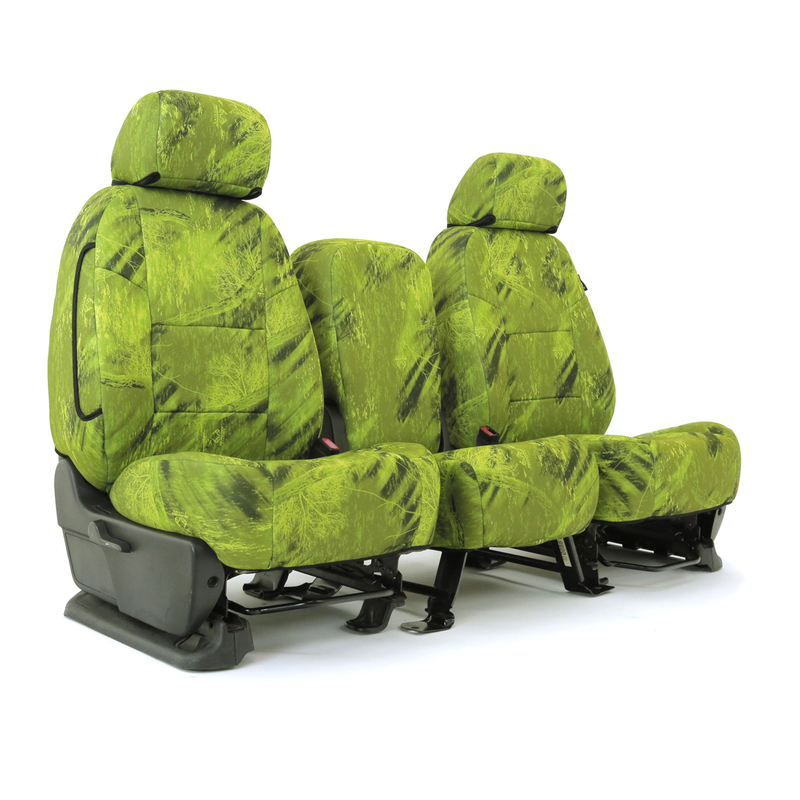 SKANDA CUSTOM SEAT COVERS (1 ROW) NEOSUPREME REALTREE FISHING PATTERN GREEN