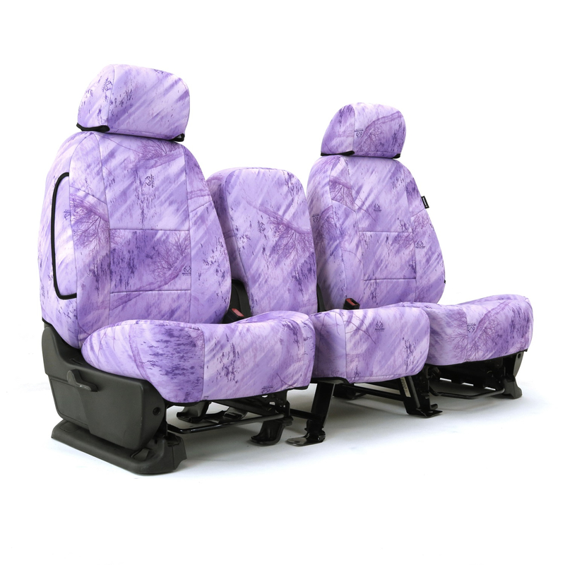 SKANDA CUSTOM SEAT COVERS (1 ROW) NEOSUPREME REALTREE FISHING PATTERN LIGHT PURPLE
