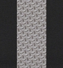 Neosupreme Printed Chrome Diamond Plate with Black Sides swatch